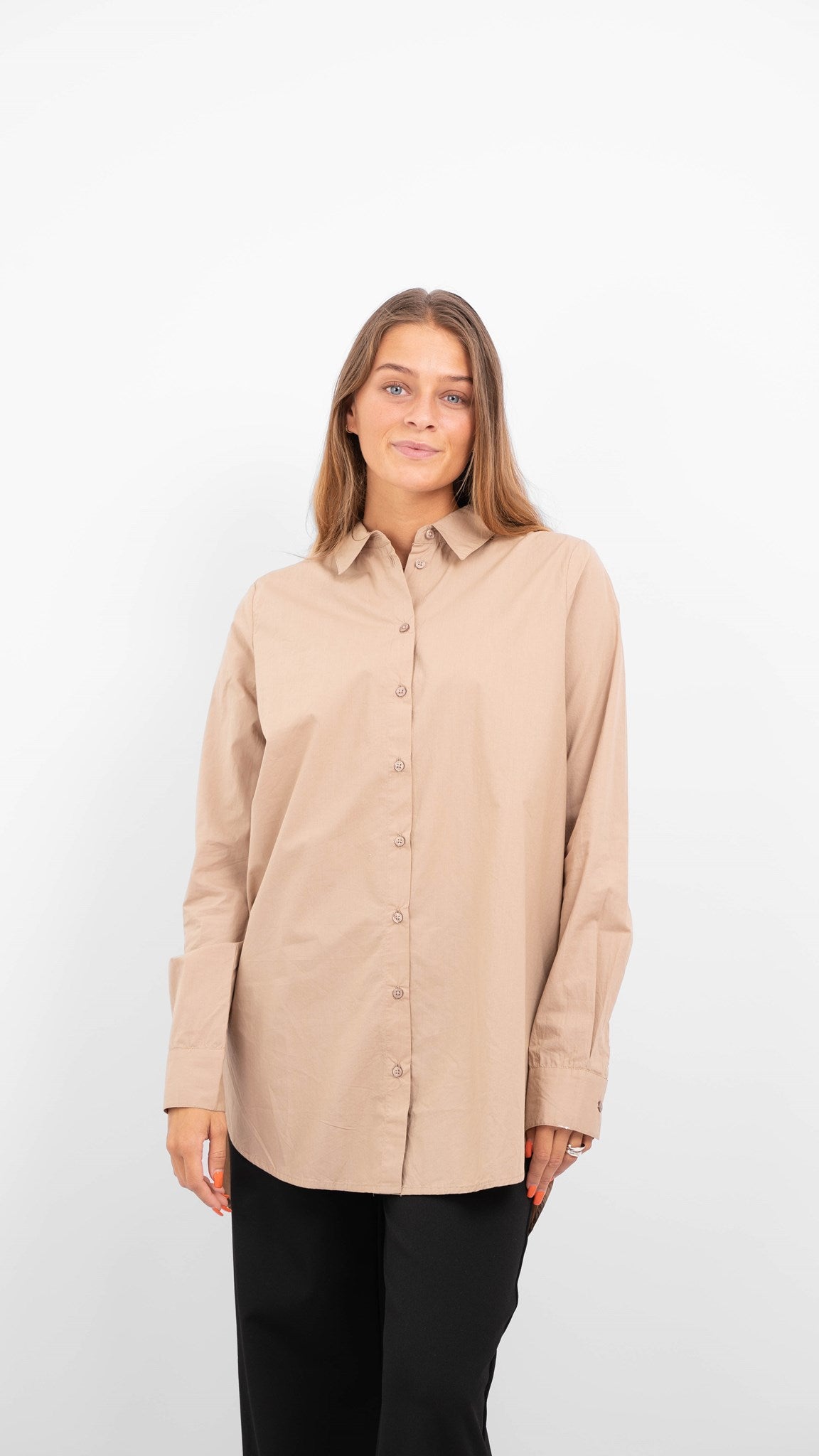 Jiva Long Sleeved - Silver Mink - PIECES - Khaki