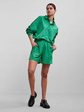 Load image into Gallery viewer, Chrilina High Waist Shorts - Simple Green - PIECES - Green 4
