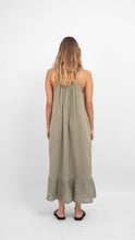 Charger l&#39;image dans la galerie, Lelou Slip dress - Sea Spray - PIECES - Green 3
