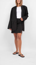 Load image into Gallery viewer, Size Slit Skirt - Black - PIECES - Black
