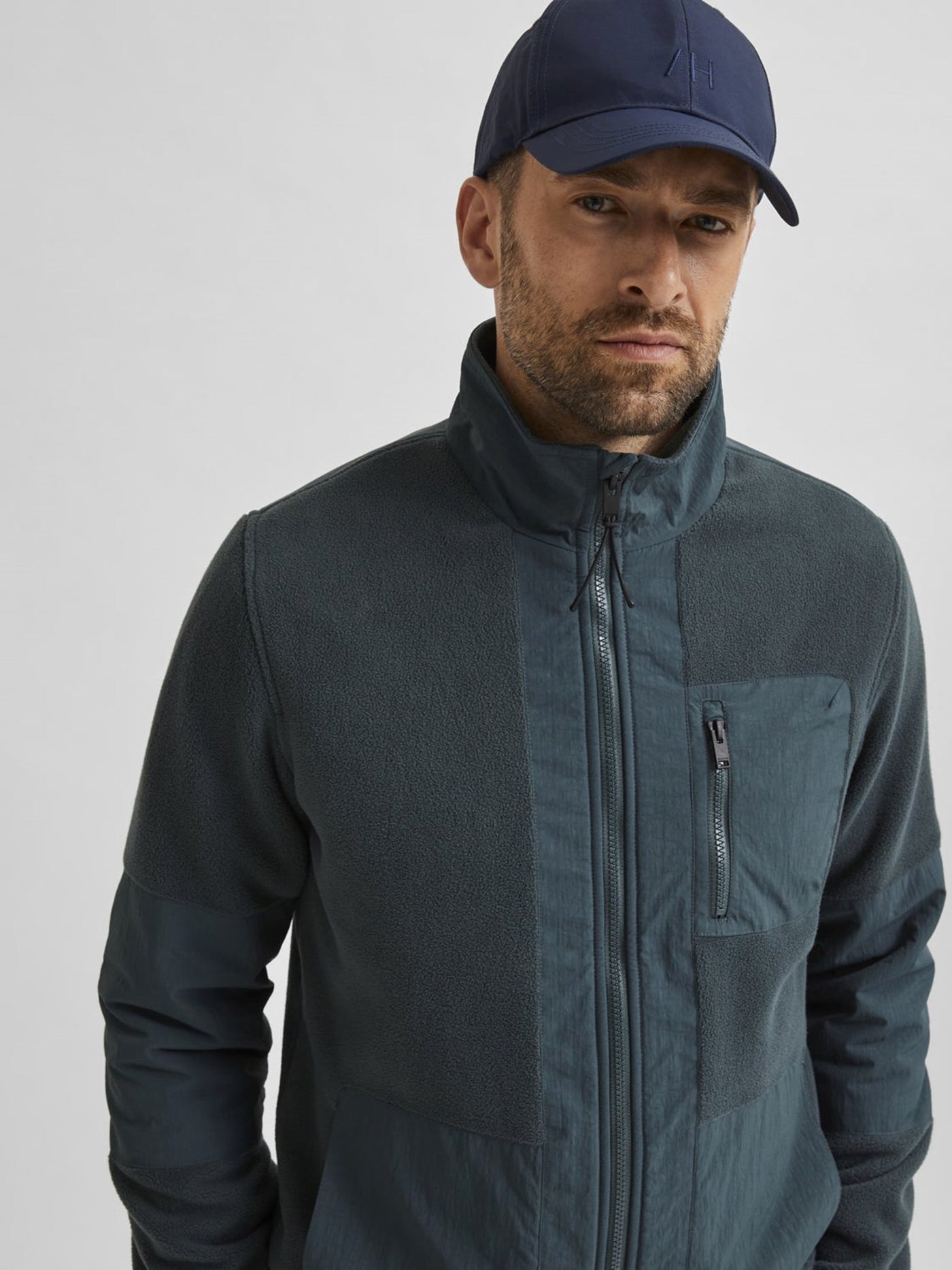 Nohr Fleece Jacket - Urban Chic - Selected Homme - Blue 2