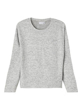 Carregar imagem no visualizador da galeria, Victi Knit Sweaters - Gray Melange - Name It - Grey 4
