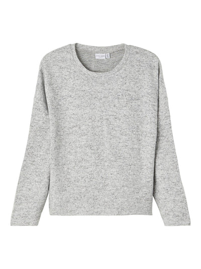 Victi Knit Sweaters - Gray Melange - Name It - Grey 4