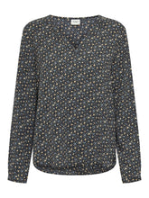 Charger l&#39;image dans la galerie, Piper Blouse - Spectra Yellow - Jacqueline de Yong - Navy
