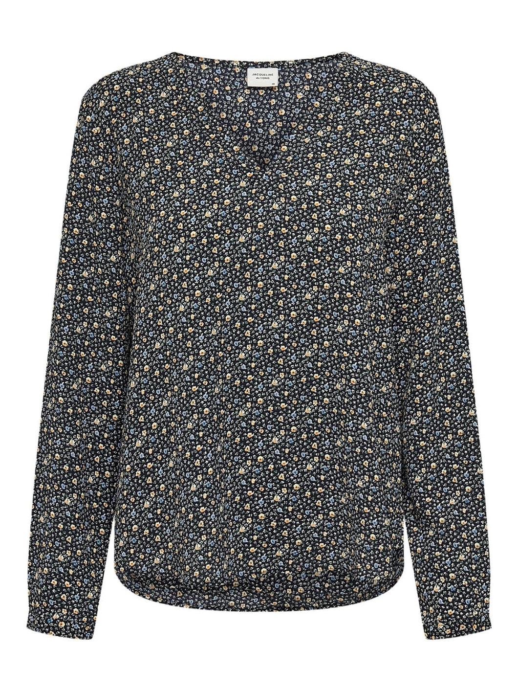 Piper Blouse - Spectra Yellow - Jacqueline de Yong - Navy