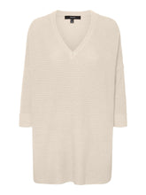 Cargar imagen en el visor de la galería, Leanna knit sweater - Birch - Vero Moda - White 4
