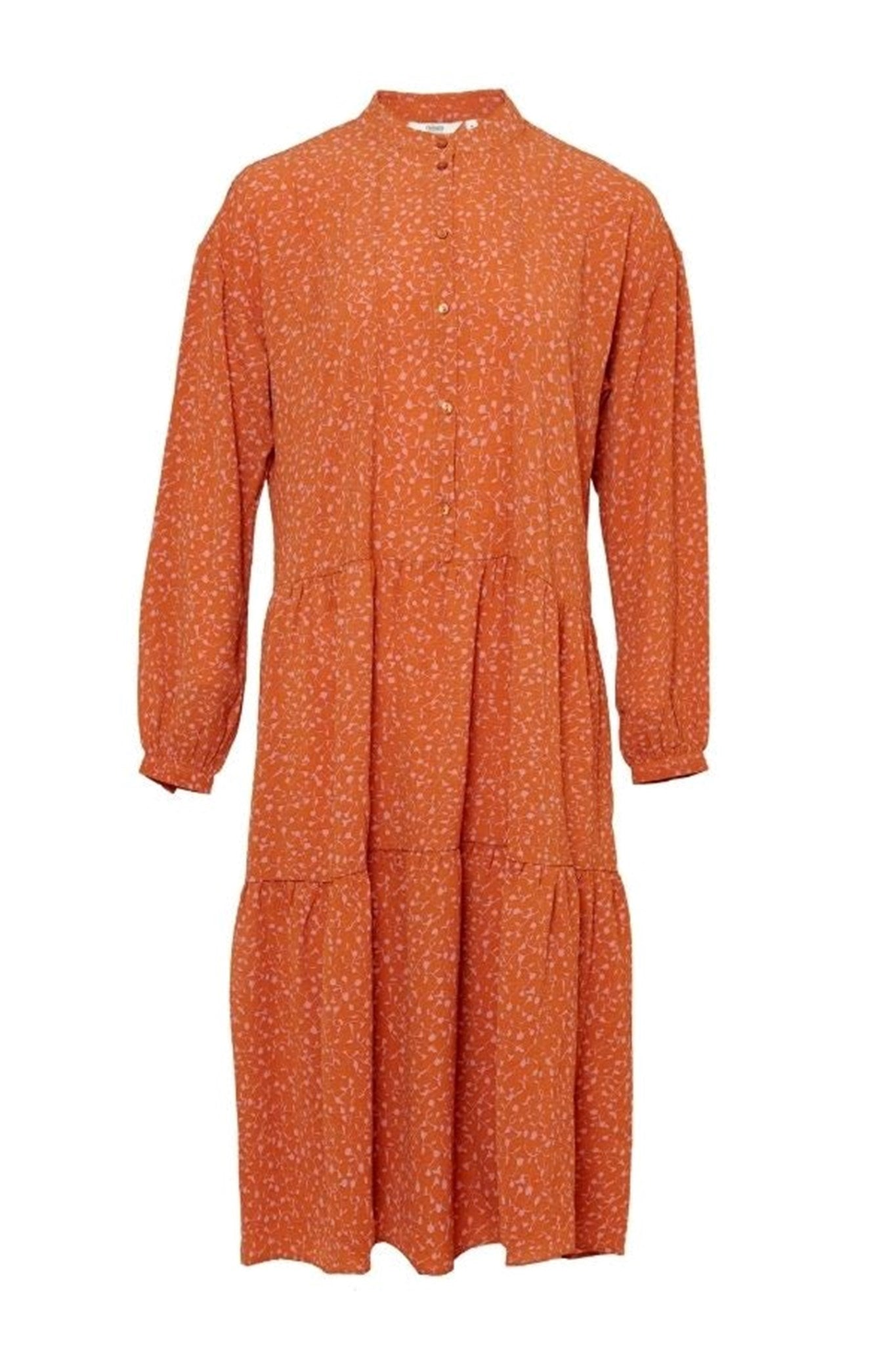 Sara long-sleeved dress - Rosa - Amis de Copenhague - Orange 5