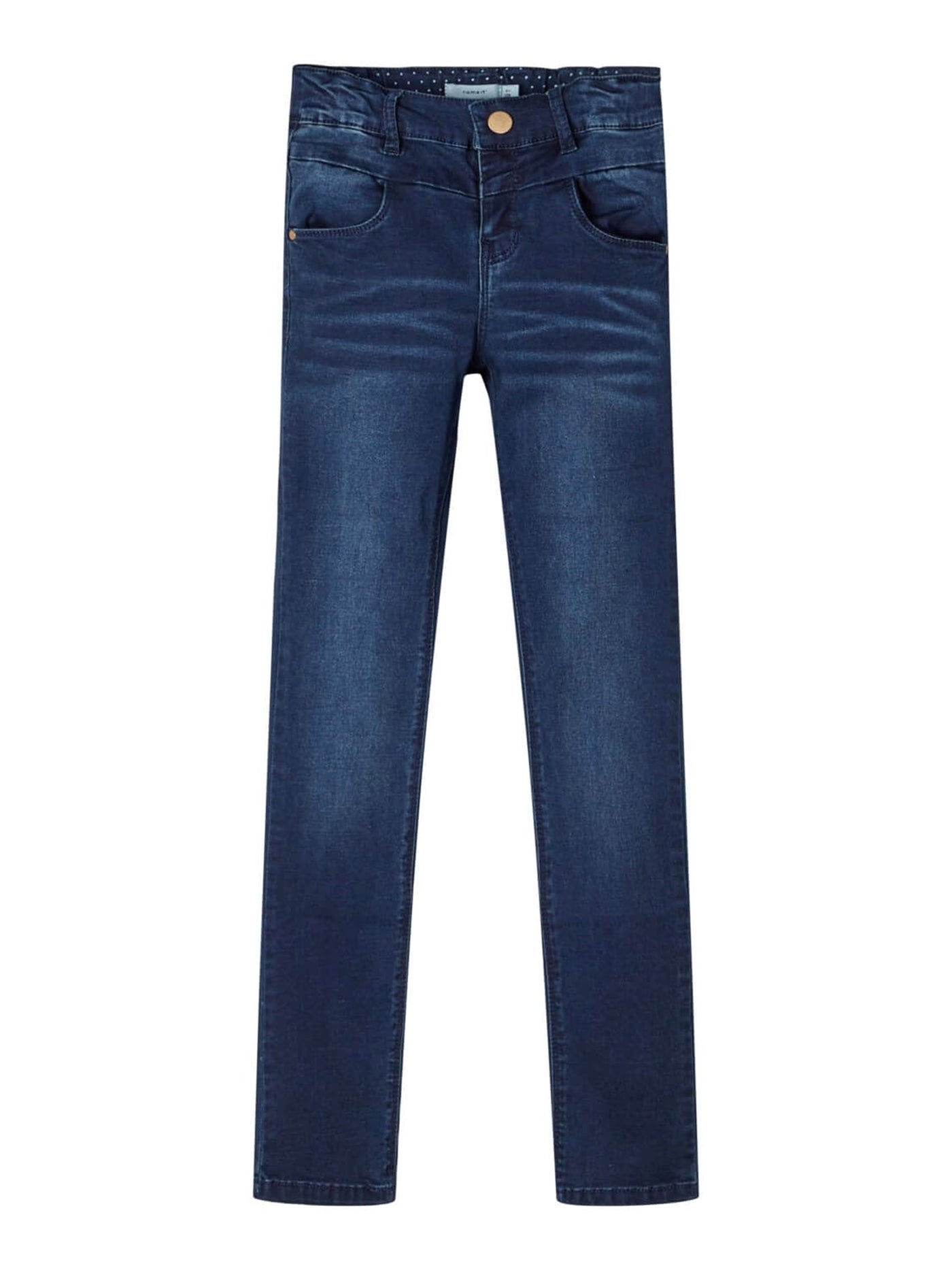 Polly skinny jeans - Dark blue denim - Name It - Blue