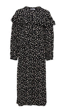 Carregar imagem no visualizador da galeria, Amelia dress - Black flowered - Amis de Copenhague - Black
