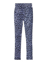 Load image into Gallery viewer, Patterned leggings - Blue leopard - Name It - Blue

