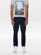 Load image into Gallery viewer, Mark Striped Pants - Rosin/Dark Navy - Only &amp; Sons - Blue
