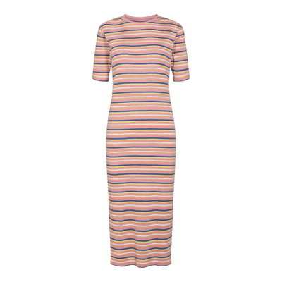 Roberta Dress - Rose Stripe - Liberté - Red 2