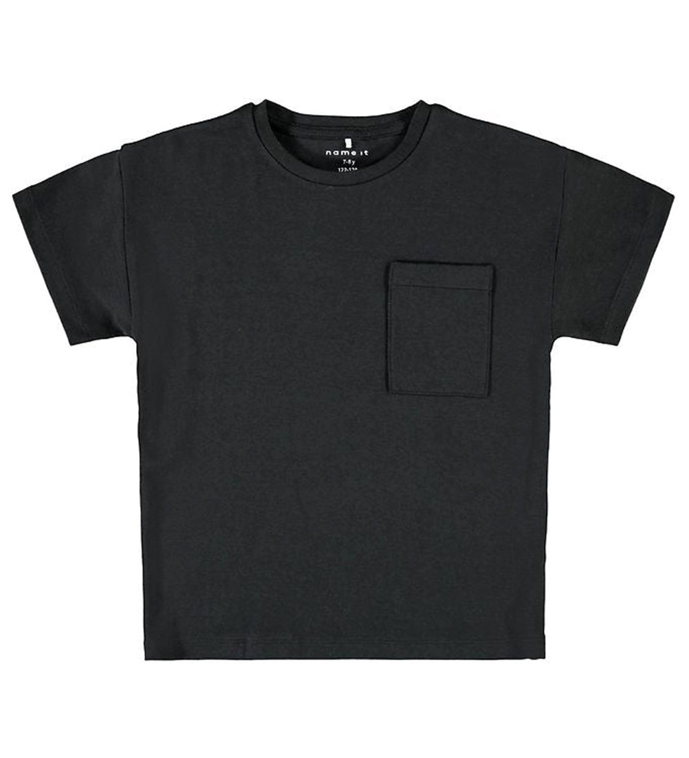 T-shirt with pocket - Black - Name It - Black