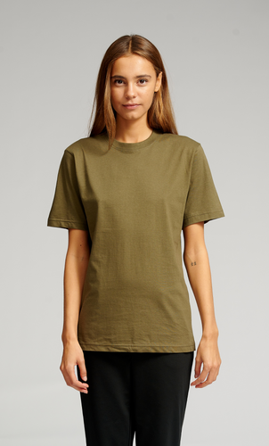 Oversized T-shirt - Army Green - TeeShoppen - Green