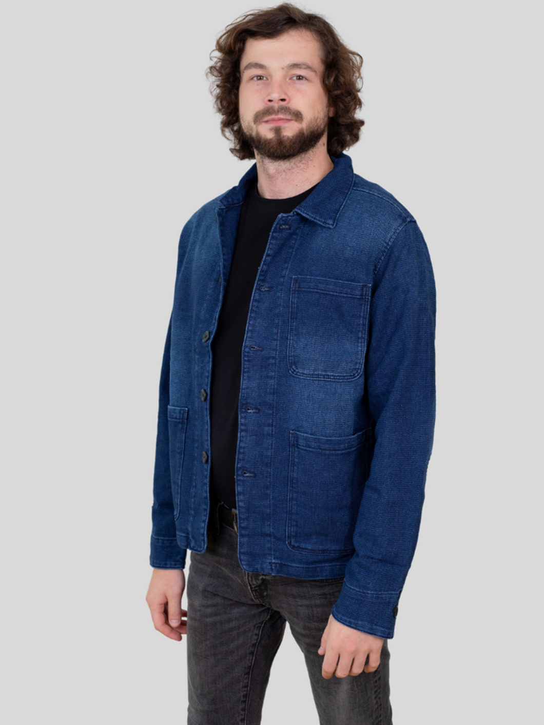 Lucas Jacket - Blue Denim - Jack & Jones - Blue