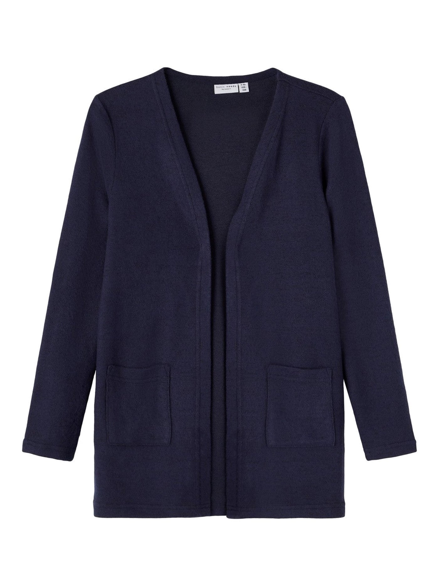 Victi Knit Cardigan - Dark Sapphire - Name It - Blue