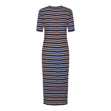 Load image into Gallery viewer, Roberta Dress - Navy Stripe - Liberté - Blue 2
