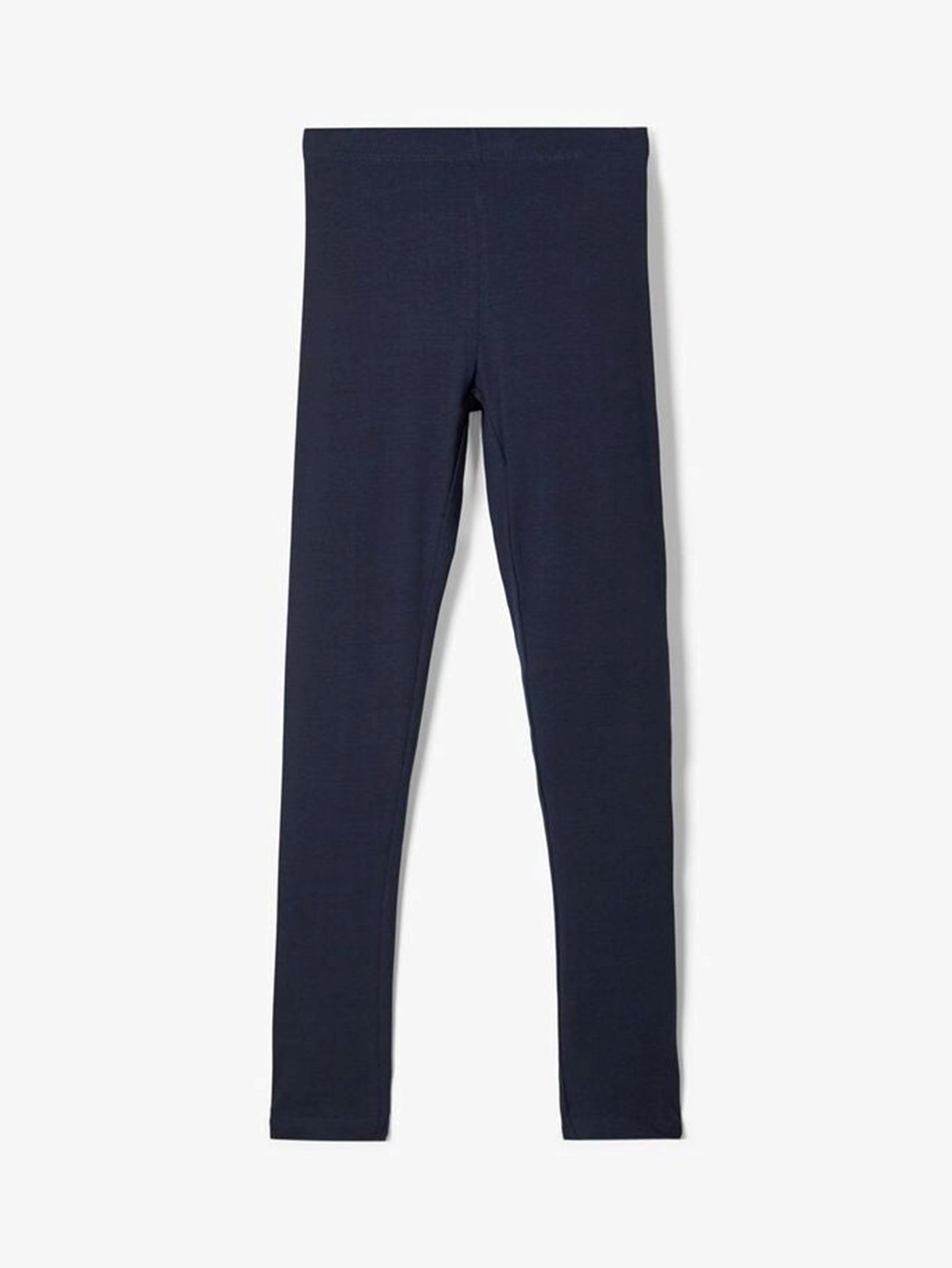 Basic leggings in cotton - Navy - Name It - Blue