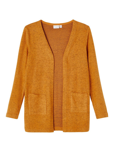 Victi Knit Cardigan - Thai Curry - Name It - Orange