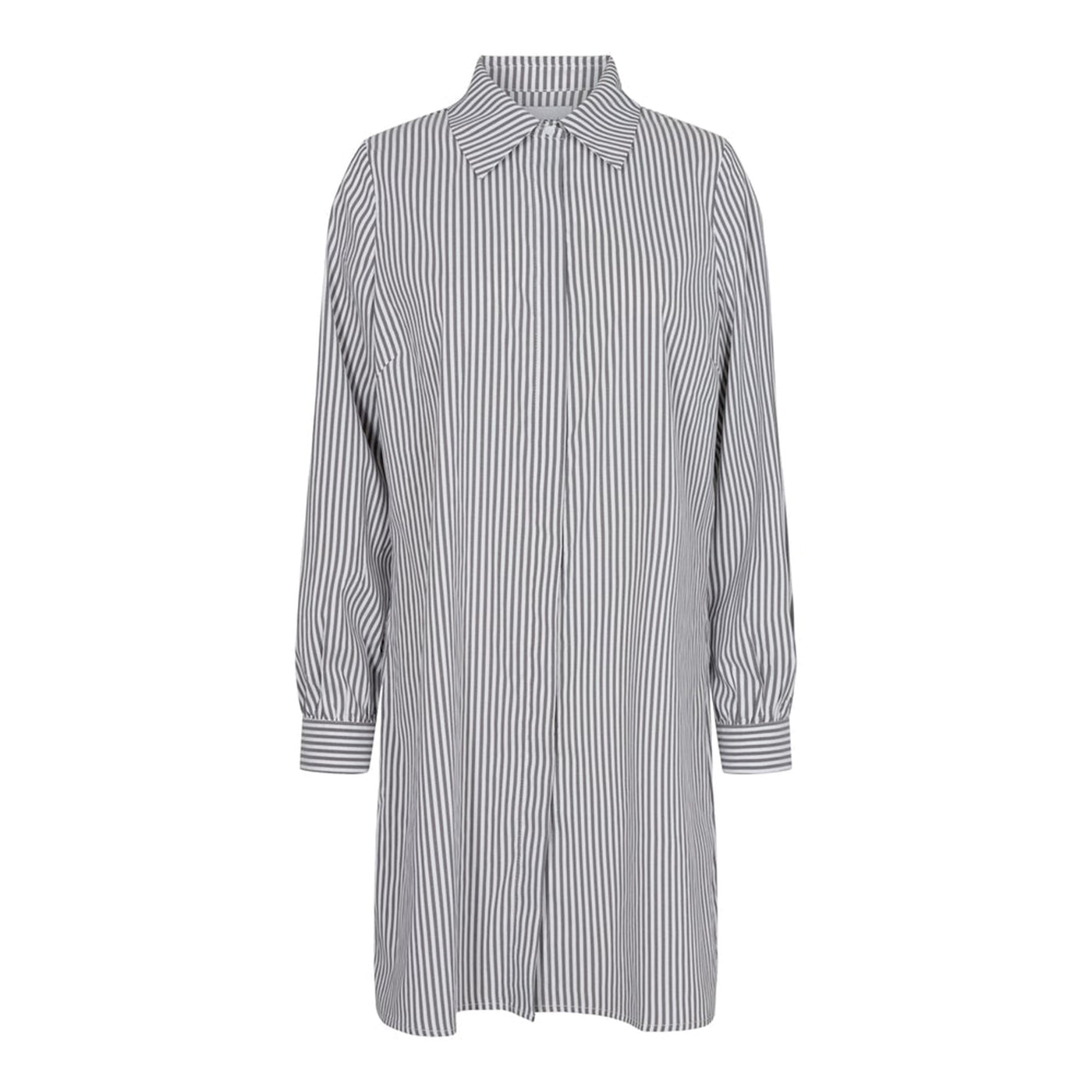 Ulrikke Shirt - Black and White Striped - Liberté - Black