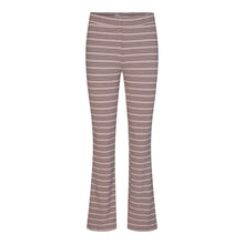 Load image into Gallery viewer, Natalia Flair Pants - Rose Gold Lurex - Liberté - Red
