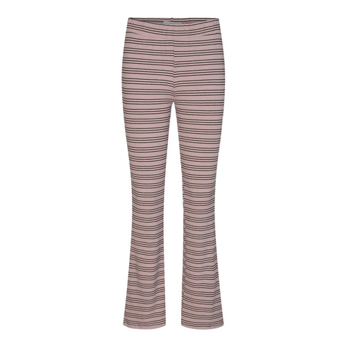 Natalia Flair Pants - Rose Gold Lurex - Liberté - Red