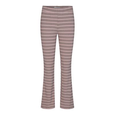 Natalia Flair Pants - Rose Gold Lurex - Liberté - Red