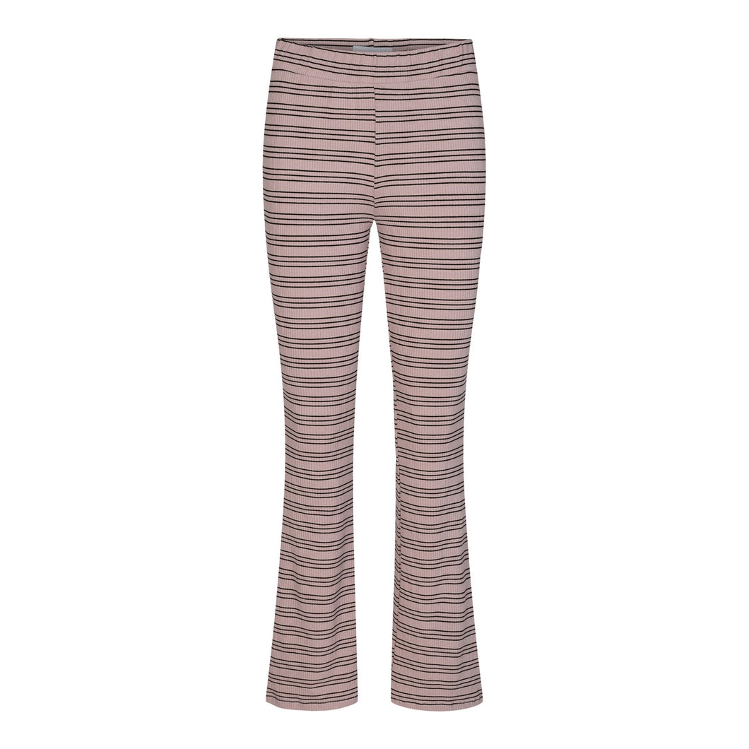 Natalia Flair Pants - Rose Gold Lurex - Liberté - Red