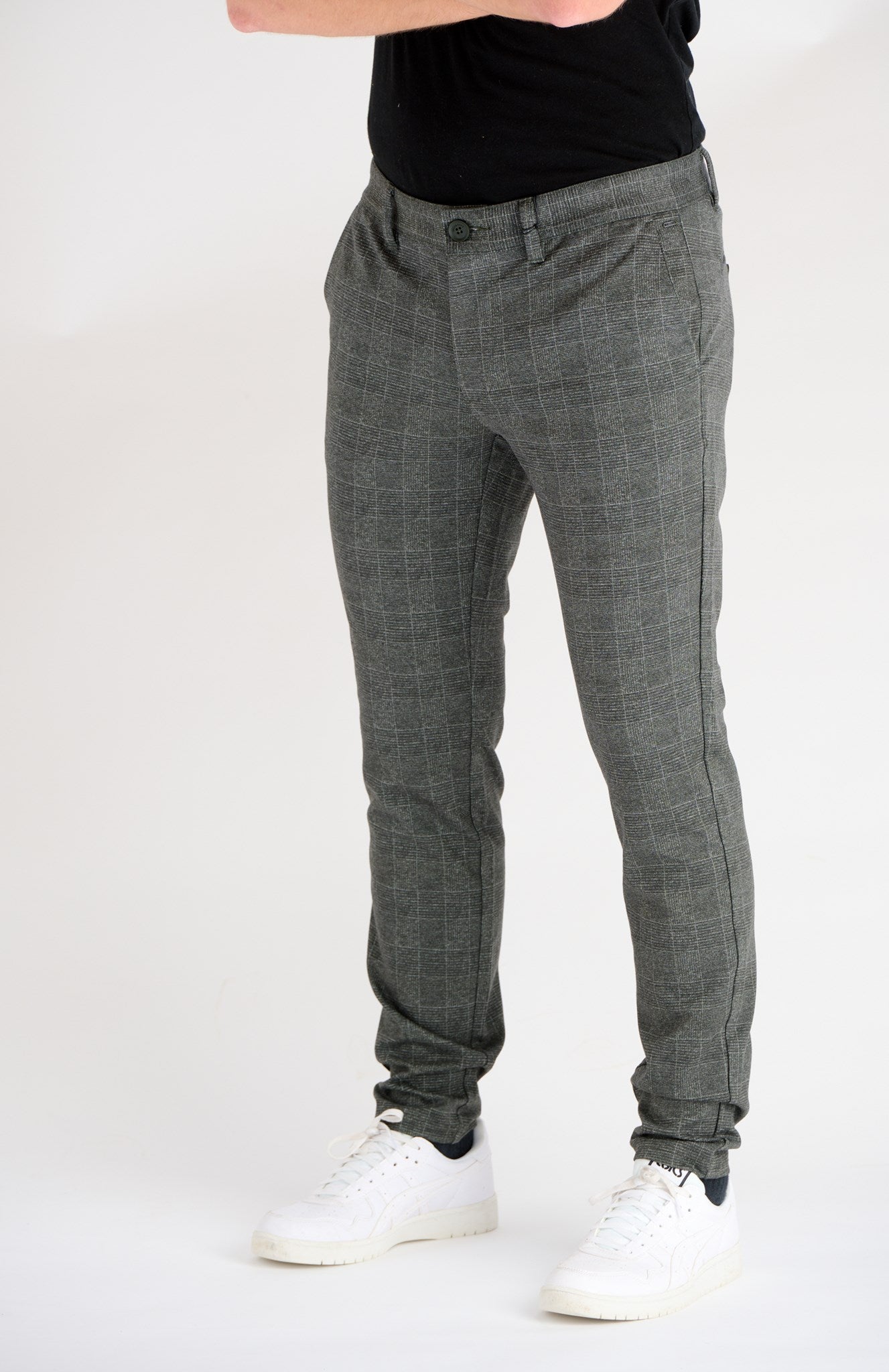 Mark Check Pants - Rosin - Only & Sons - Green 6