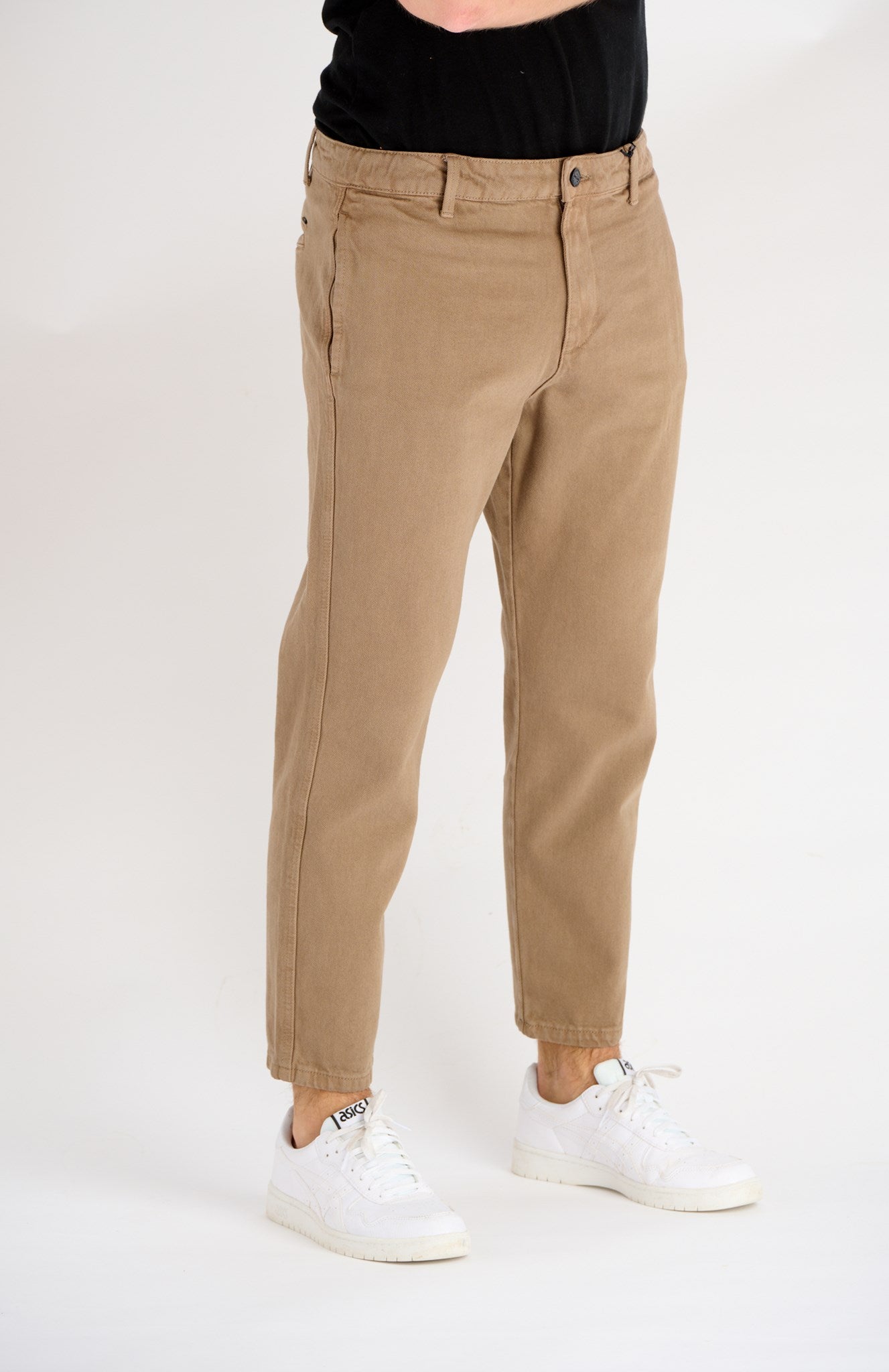 Avi Beam Chino Twill Pants - Shitake - Only & Sons - Khaki 2