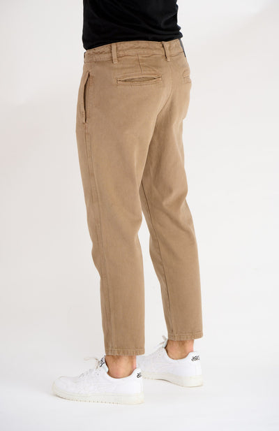 Avi Beam Chino Twill Pants - Shitake - Only & Sons - Khaki 5