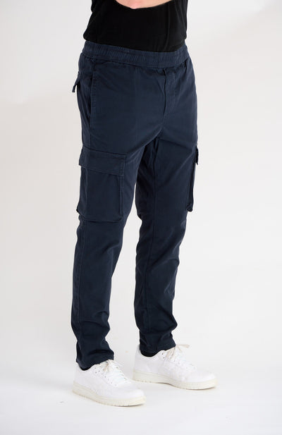 Cam Linus Cargo Pants - Dark Navy - Only & Sons - Blue 2