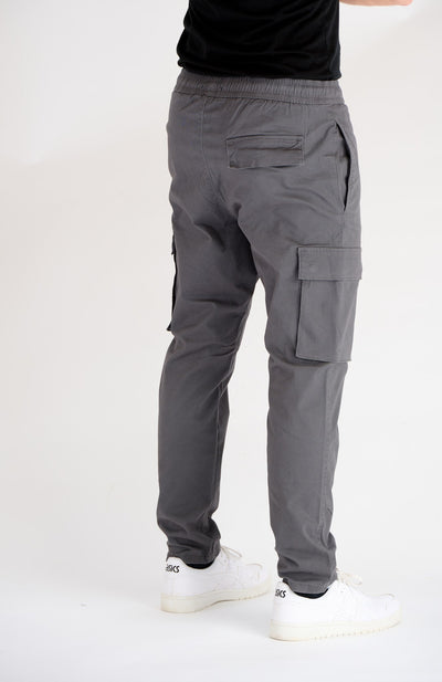 Cam Linus Cargo Pants - Grey Pinstripe - Only & Sons - Grey 3