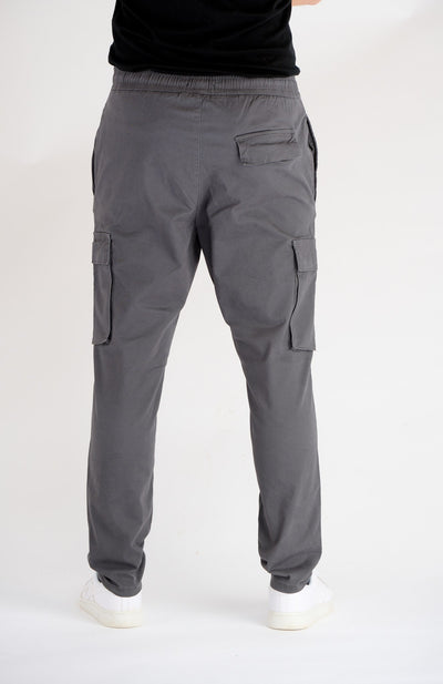 Cam Linus Cargo Pants - Grey Pinstripe - Only & Sons - Grey 4