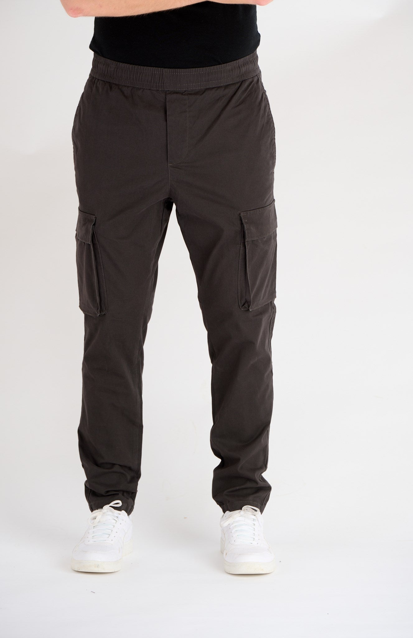 Cam Linus Cargo Pants - Licorice - Only & Sons - Black