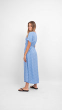 Load image into Gallery viewer, Ema Elise Wrap Dress - Marina - Object - Blue 3
