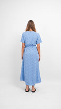 Load image into Gallery viewer, Ema Elise Wrap Dress - Marina - Object - Blue 2
