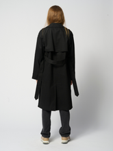 Load image into Gallery viewer, Linea trenchcoat - Sort - TeeShoppen - Black 11
