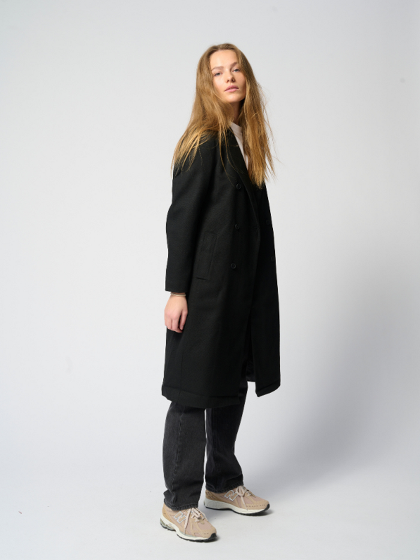 Linea trenchcoat - Sort - TeeShoppen - Black 9