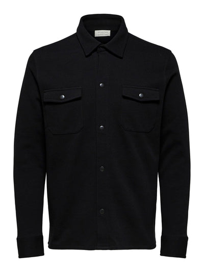 Organic Sweat Jacket - Black - Selected Homme - Black 2