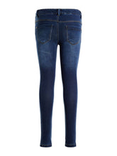 Carica l'immagine nel visualizzatore di Gallery, Superbløde Jeggings - Dark Blue Denim - Name It - White 2
