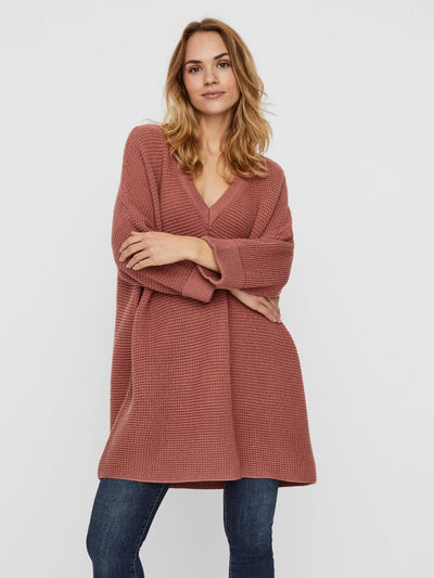 Leanna knit sweater - Rosa - Vero Moda - Pink