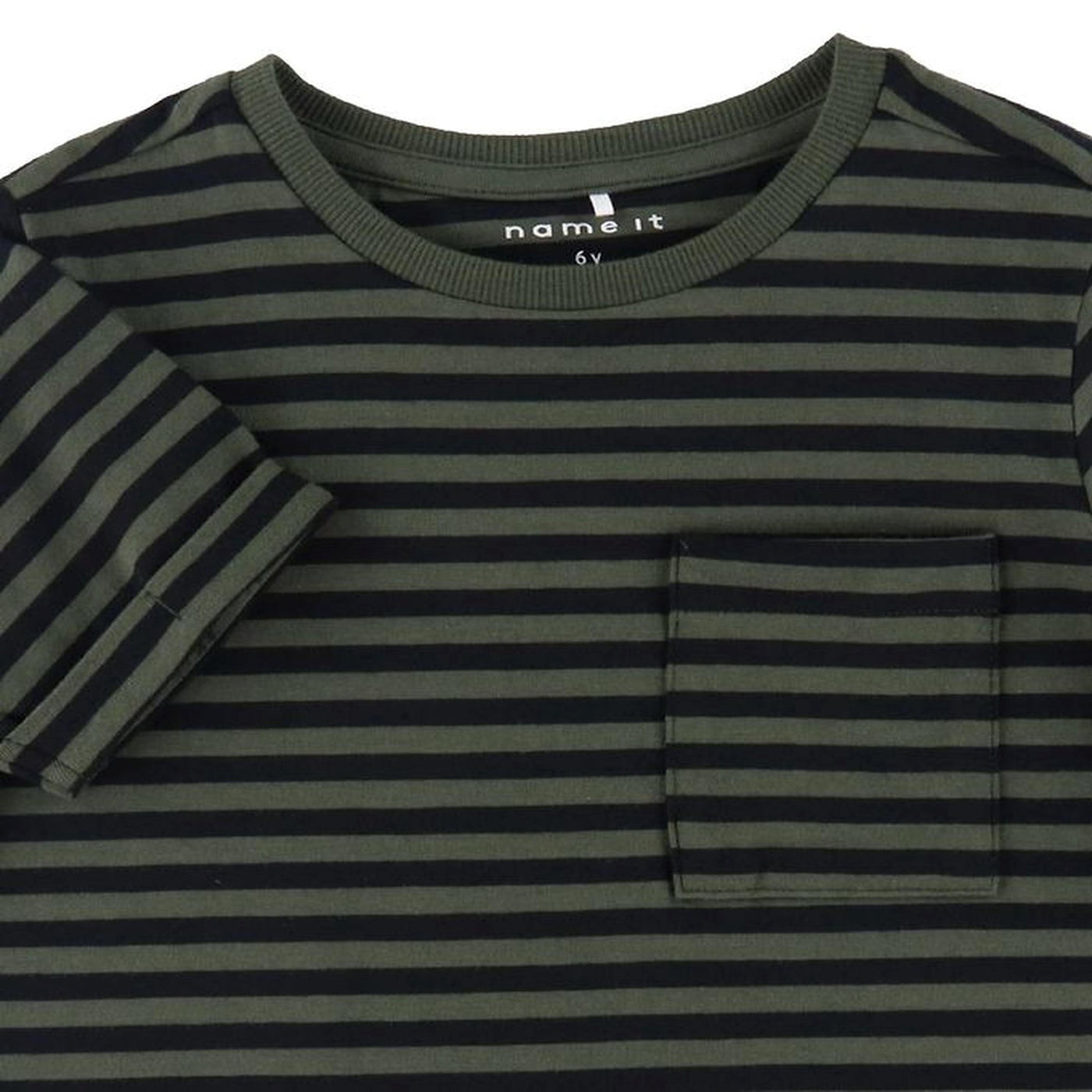 Striped t-shirt in organic cotton - Black - Name It - Black 2