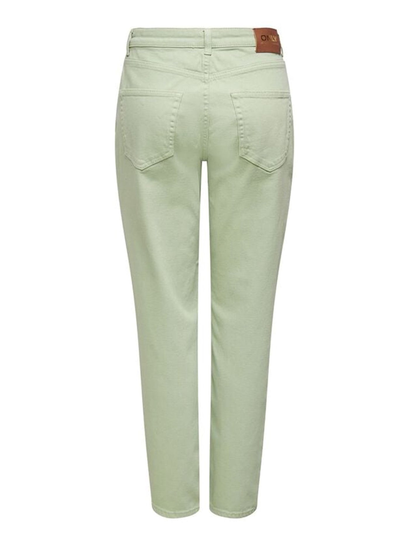 Solid Color Mom Pants - Desert Saga - ONLY - Green 2