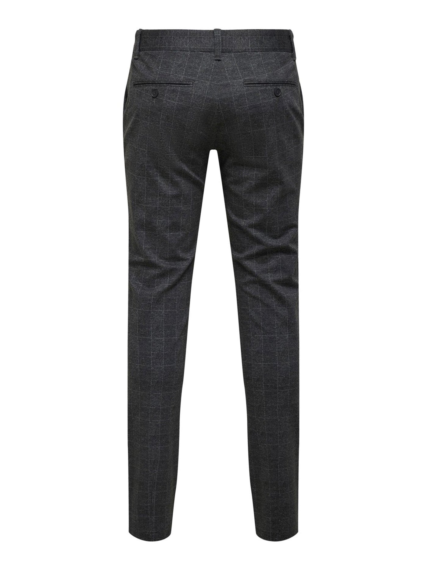 Mark Check Pants - Black - Only & Sons - Black 2