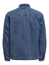 Load image into Gallery viewer, Denim Shirt - Medium Blue Denim - Only &amp; Sons - Blue 4
