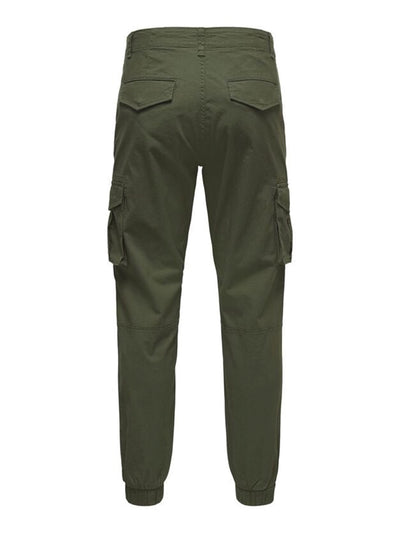 Mike cargo pants - Olive - Only & Sons - Green 4