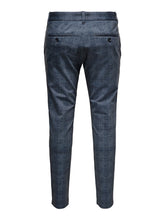 Load image into Gallery viewer, Mark Check Pants - Dress Blue - Only &amp; Sons - Blue 2
