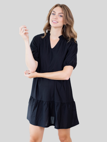 Helena Dress - Black - Jacqueline de Yong - Black