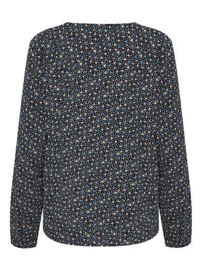 Piper Blouse - Spectra Yellow - Jacqueline de Yong - Navy 3